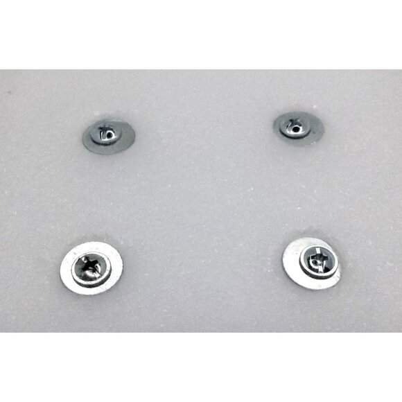 vintage set of 4 porcelain rose design round cabinet hardware door/drawer pulls. - Picture 4 of 9